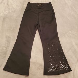 GIRLS EMBELLISHED BLACK PANTS 4